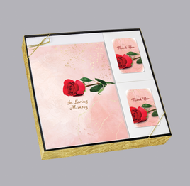 Premium Line Series Red Rose Stationery Box Set - STPR110-BX