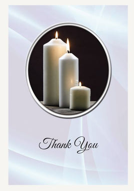 Premium Series Candles Acknowledgement Card- STPR115-AK