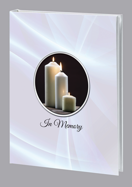 Infinity Candle Memorial Guest Book - 6 Ring - STPR115