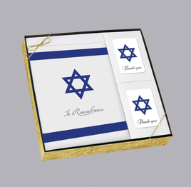 Premium Line Series Star of David Stationery Box Set - STPR118-BX