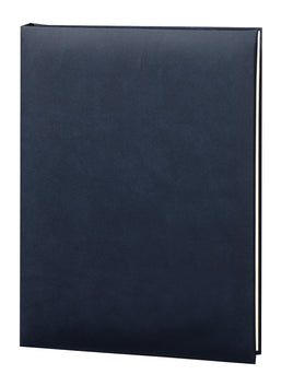 Value Series Plain Memorial Guest Book-6 Ring-STVL100-Blue