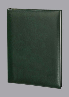 Value Series Plain Memorial Guest Book-6 Ring-STVL100-Green
