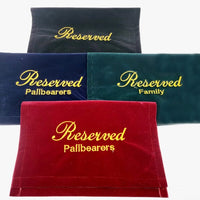 Reserved Pallbearer Seat Sign - IUSIGN101