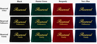 Reserved Family Seat Sign - IUSIGN102