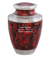 Credence Red Rose Cremation Urn - IUWP105