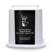 Crown Niche Urn - Deer (Black or White Color Available)