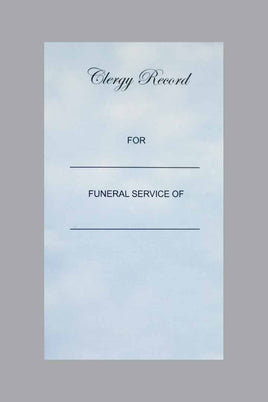 Clergy Record Folder - ST539