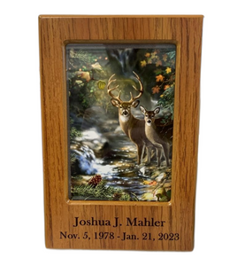 Photo Frame MDF Urn - Maple