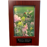 Photo Frame MDF Urn - White