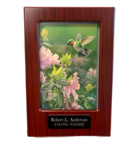 Photo Frame MDF Urn - White