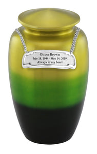 Classic Value Yellow & Green Ombré Urn - IUVU109