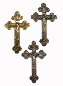 Orthodox Brass Crucifix - IUCR9102