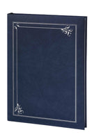 Art Deco Memorial Guest Book - W Silver/Gold Foil - 6 Ring
