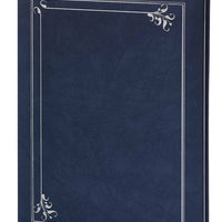 Art Deco Memorial Guest Book - W Silver/Gold Foil - 6 Ring