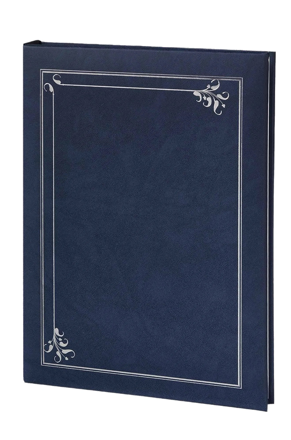 Art Deco Memorial Guest Book - W Silver/Gold Foil - 6 Ring