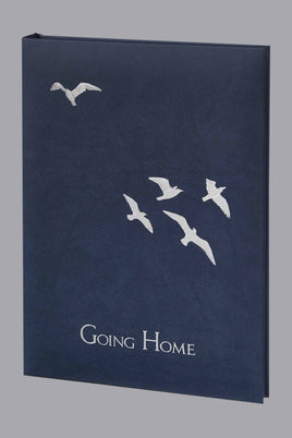 Going Home Funeral Guest Book - 6 Ring - ST8545-BK