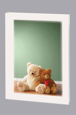 In Heaven's Arms Funeral Guest Book - 6 Ring - ST8510-BK