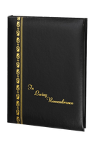 Royal Series Memorial Guest Book - 6 Ring - ST723-Black
