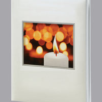 Eternal Light Funeral Guest Book - 6 Ring - 8513-RBK
