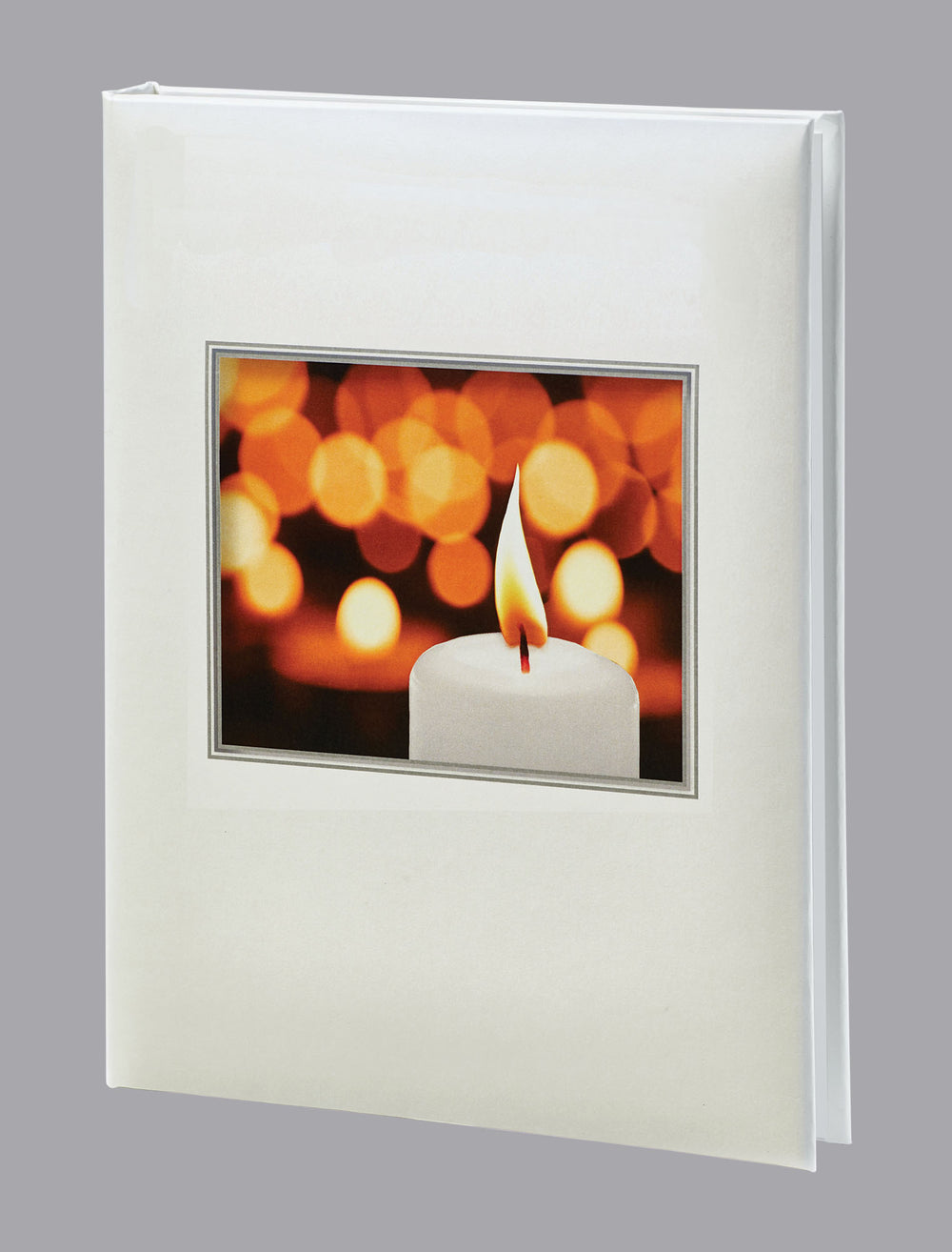 Eternal Light Funeral Guest Book - 6 Ring - 8513-RBK