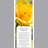 Yellow Rose Bookmark - ST8550-BM
