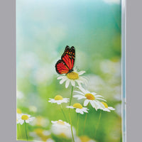 Butterfly In Flight Funeral Guest Book - 6 Ring - 8551-RBK