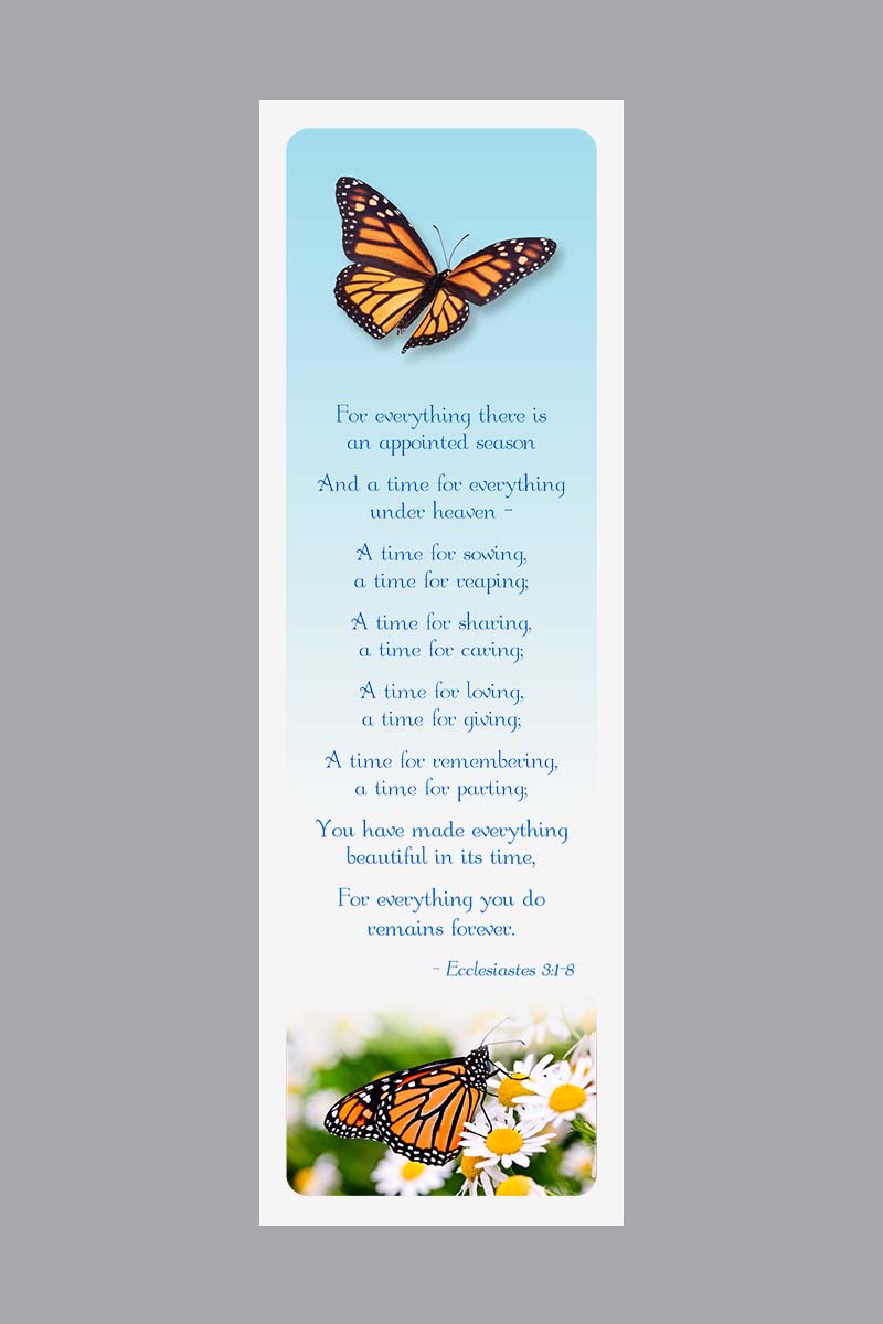 Butterfly In Flight Bookmark - ST8551-BM