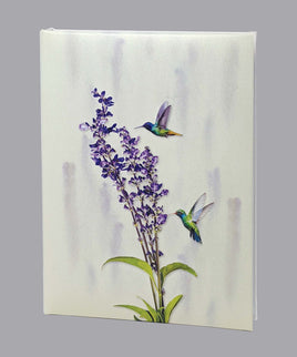 Hummingbird Funeral Guest Book - 6 Ring - ST8600-BK