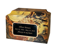 Antique Gold Cultured Marble Urn - IUCM300
