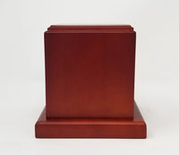 Cherry Finish Tower Pet Cremation Urn - IUB002