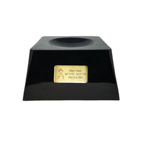 College Football Trophy Urn Base with Optional Clemson Tiger Team Sphere
