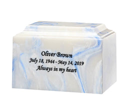 Blue Onyx Marble Urn - IUCM500
