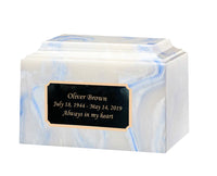 Blue Onyx Marble Urn - IUCM500