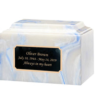 Blue Onyx Marble Urn