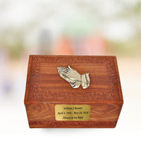 Rosewood Brass Praying Hand - IUWD100-BPH