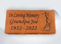 Custom Engraved Red Brick For Outdoor Memorial - IUBRICK100
