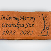 Custom Engraved Red Brick For Outdoor Memorial - IUBRICK100