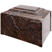Ruby Pillared Cultured Marble Adult Cremation Urn
