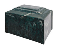 Emerald Pillard Cultured Marble Adult Cremation Urn
