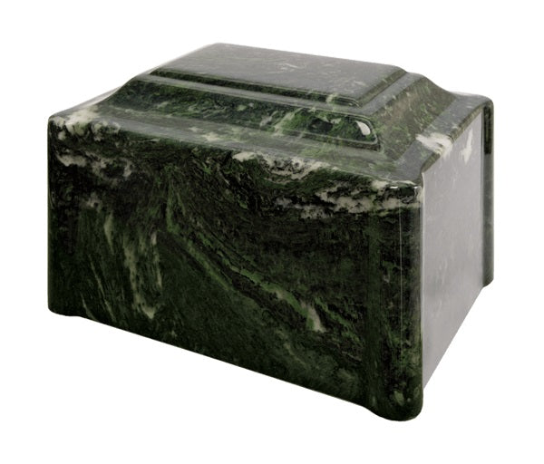Scratch & Dent Midnight Winter Pines Pillared Marble Urn