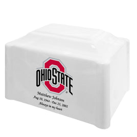 Ohio State University Buckeyes Cultured Marble Urn - CMOHIO100