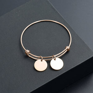 Rosegold Charm Bangle - IUCHBA102
