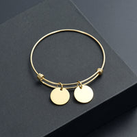 Gold Charm Bangle - IUCHBA100