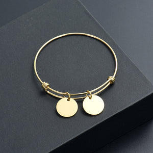 Gold Charm Bangle - IUCHBA100