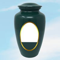 Custom Photo Urn Green - IUCU100-Green