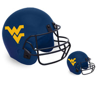 West Virginia Mountaineers Football Helmet Cremation Urn - HLWVG100