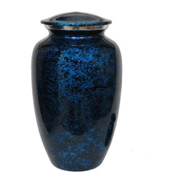 Scratch & Dent Blue and Black Urn- IUAL117