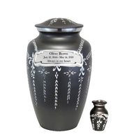 Modest Series - Fancy Diamond Cut Cremation Urn - IUAL124