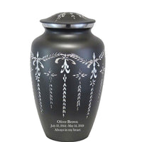 Modest Series - Fancy Diamond Cut Cremation Urn - IUAL124