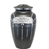 Modest Series - Fancy Diamond Cut Cremation Urn - IUAL124